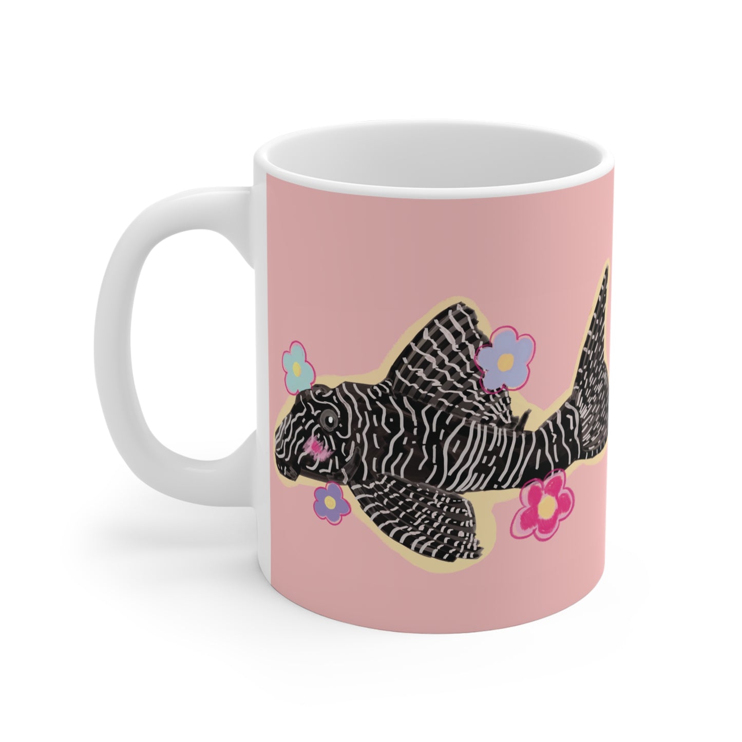 Zebra Pleco Catfish Mug (11oz)