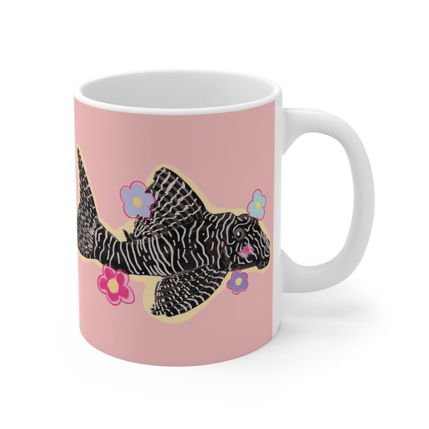 Zebra Pleco Catfish Mug (11oz)