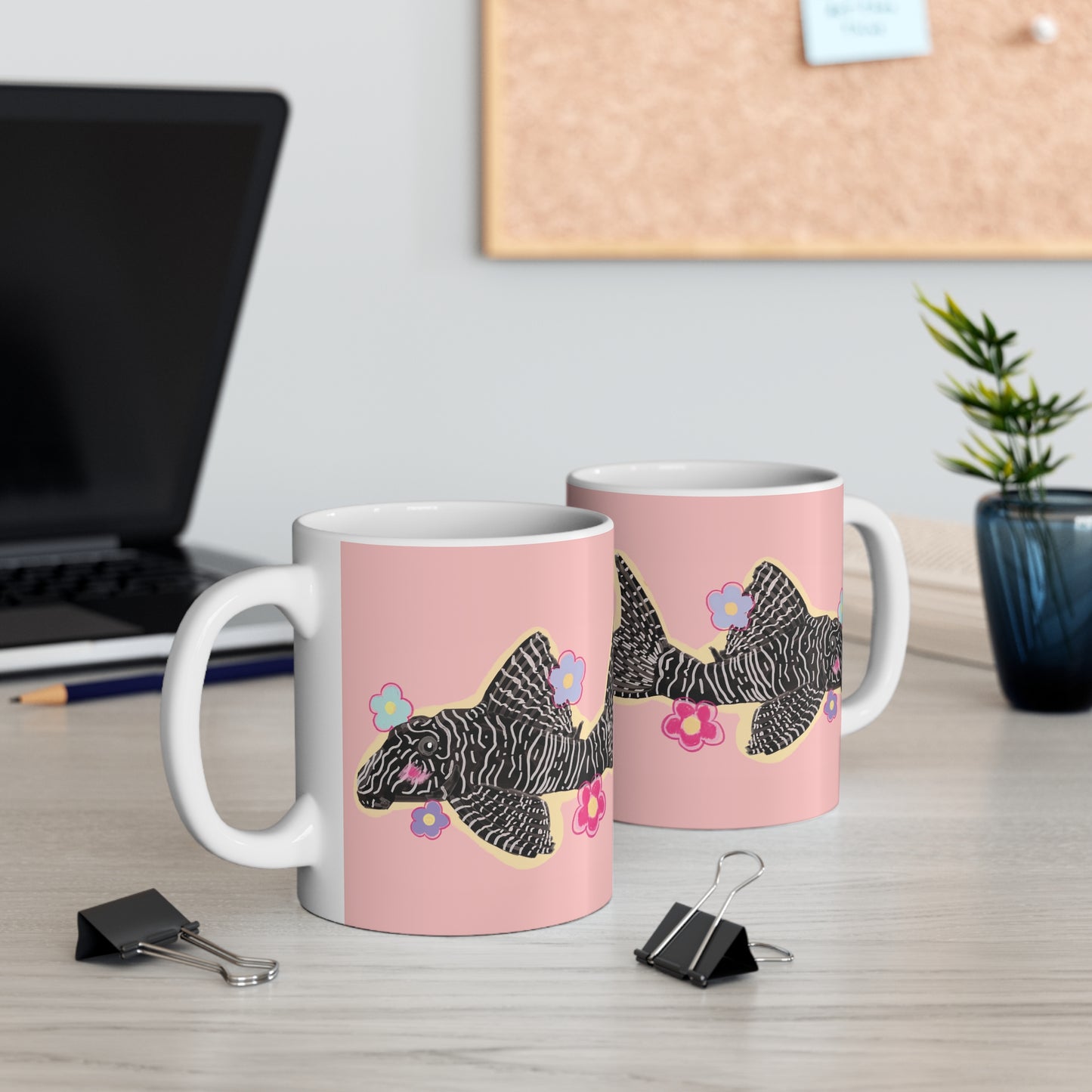 Zebra Pleco Catfish Mug (11oz)